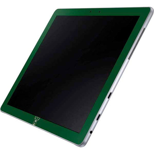 NBA Milwaukee Bucks Large Logo Galaxy Book 12in Skin